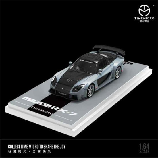 TIME MICRO 1/64 Mazda RX-7 Veilside Black / Silver