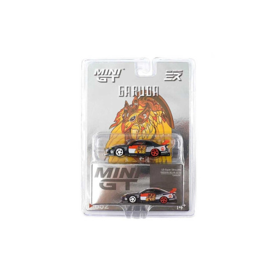 1/64 LB-Super Nissan SILVIA (S15)“GARUDA” MINI GT x MIZU Diecast