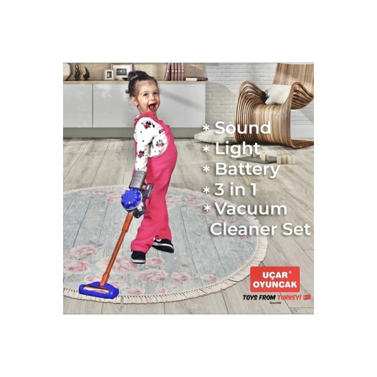 Vacuum Cleaner Oyuncak Süpürge Ve Stand